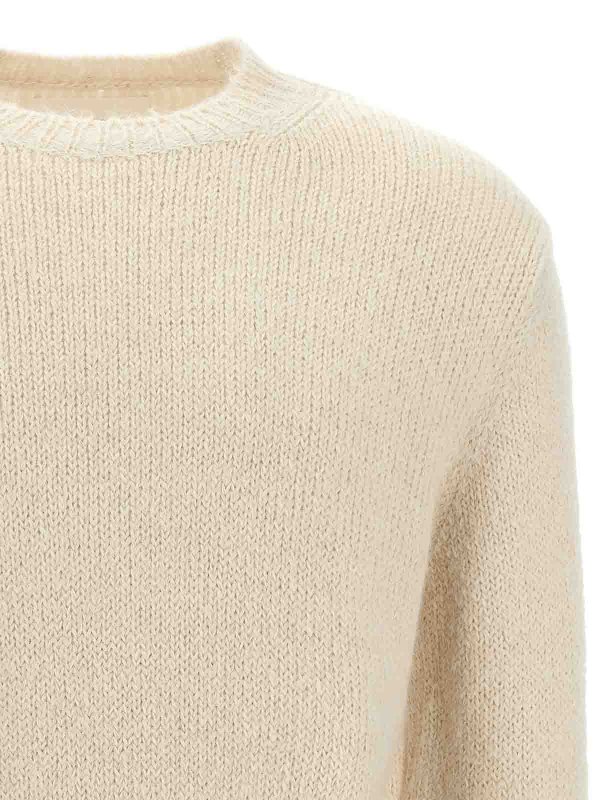 The Best Shops JIL SANDER: crew necks - Alpaca Wool Sweater