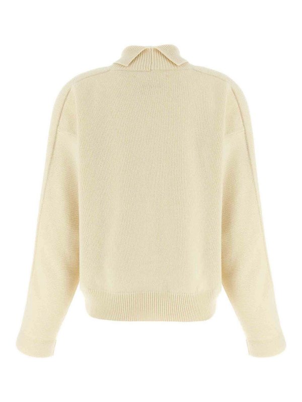 JIL SANDER: cardigan online - Maglione a collo alto