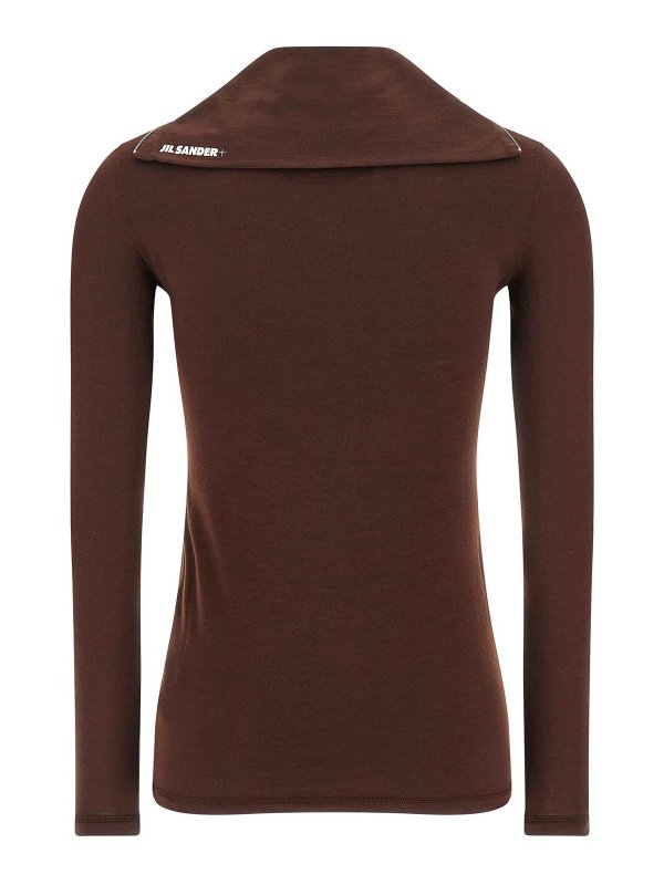 JIL SANDER: t-shirts online - Half-Zip T-Shirt