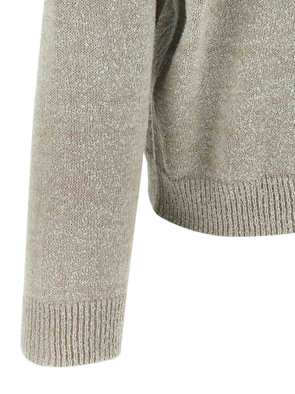 Rundhalspullover - Beige shop online: Maison Margiela