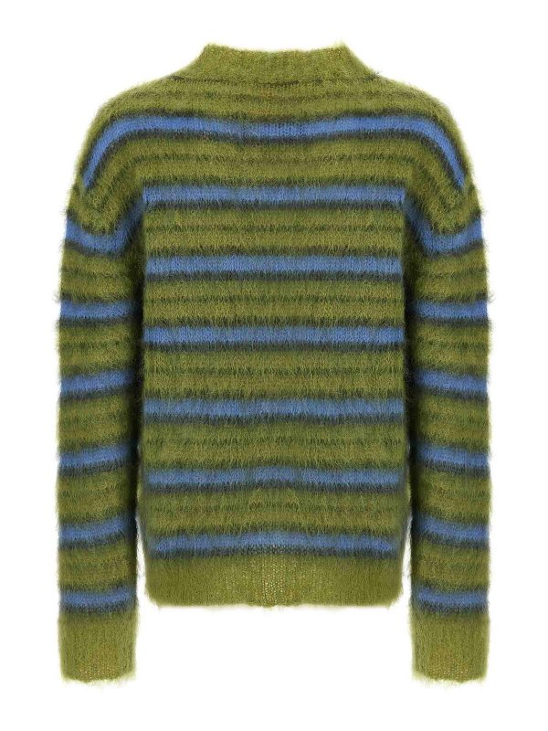 Marni: Strickpullover mit Rundhalsausschnitt online - Rundhalspullover - Bunt