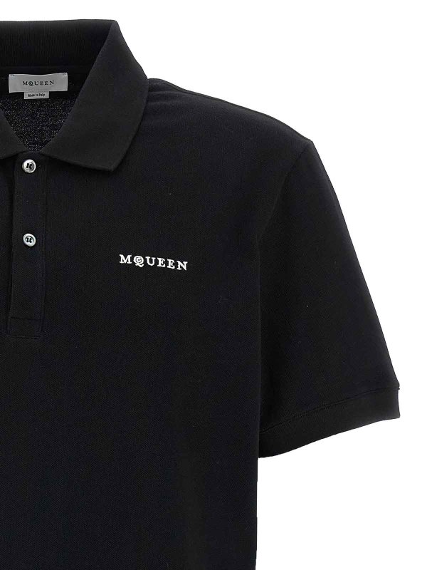 The Best Shops ALEXANDER MCQUEEN: Poloshirts - Poloshirt - Weiß