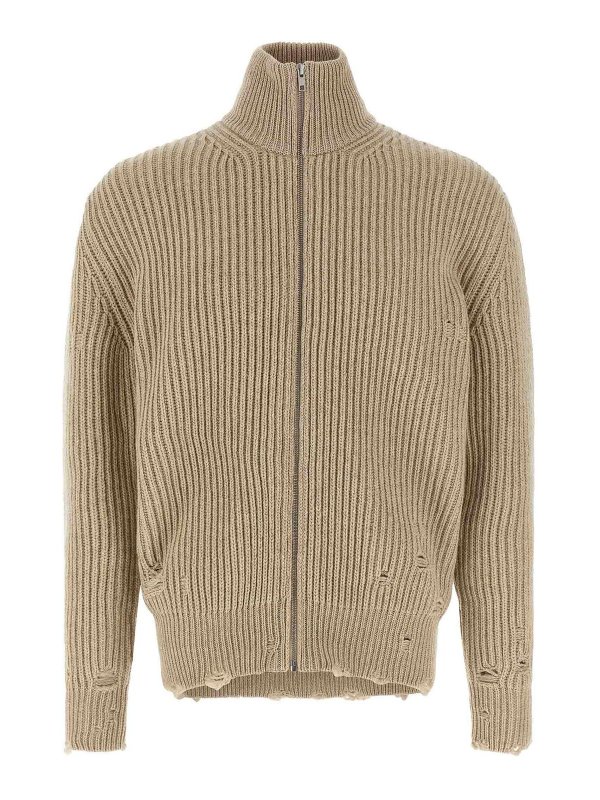 MM6 MAISON MARGIELA: Cardigans - Cardigan - Beige