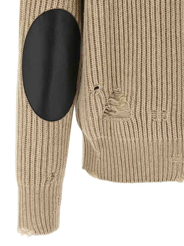 Cardigan - Beige shop online: MM6 MAISON MARGIELA