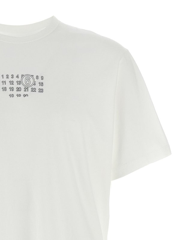 The Best Shops MM6 MAISON MARGIELA: Camisetas - Camiseta - Blanco
