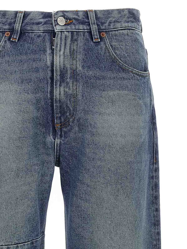 The Best Shops MM6 MAISON MARGIELA: jeans bootcut - Jeans cuciture asimmetriche