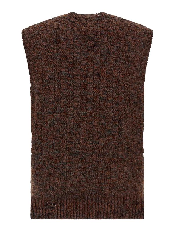 MM6 MAISON MARGIELA: vests online - Knitted Vest