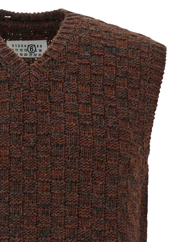 The Best Shops MM6 MAISON MARGIELA: vests - Knitted Vest