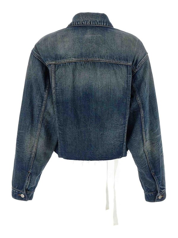 MM6 MAISON MARGIELA: デニムジャケット online - デニムジャケット - ブルー