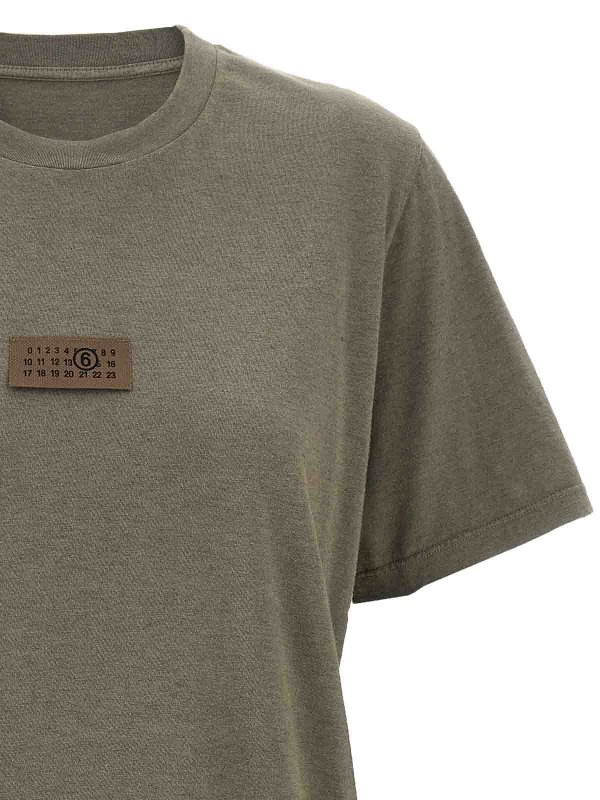 The Best Shops MM6 MAISON MARGIELA: T-shirts - T-Shirt - Gris