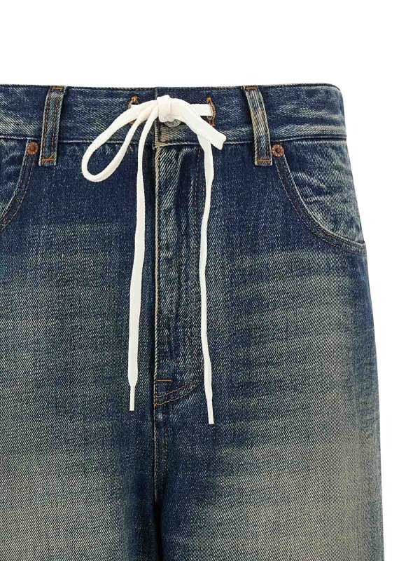 The Best Shops MM6 MAISON MARGIELA: ブーツカットジーンズ - ブーツカットジーンズ - ブルー