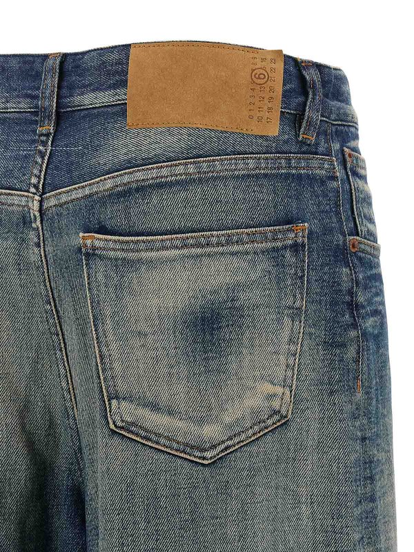 ブーツカットジーンズ - ブルー shop online: MM6 MAISON MARGIELA