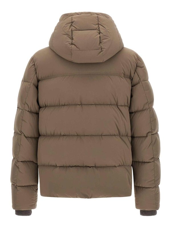 The Best Shops MOORER: Vestes-rembourrees - Blouson Rembourré - Marron