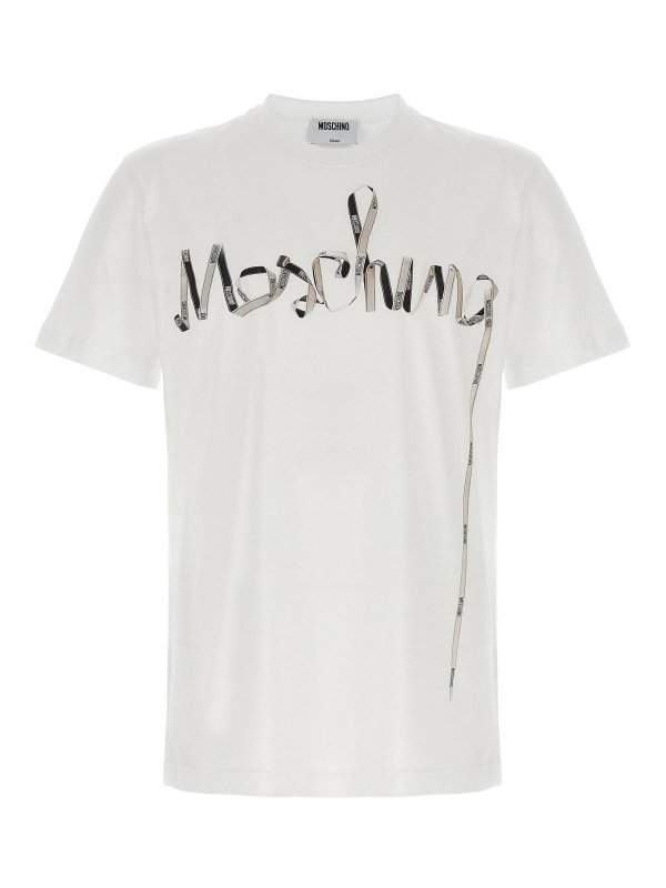 MOSCHINO: T-shirts - T-Shirt - Blanc