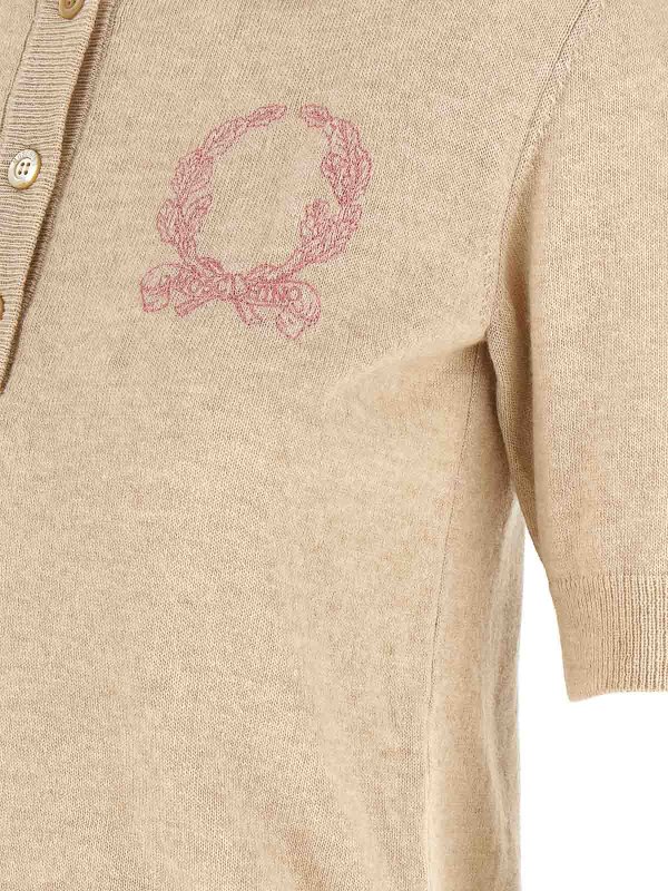 カーディガン - ベージュ shop online: MOSCHINO