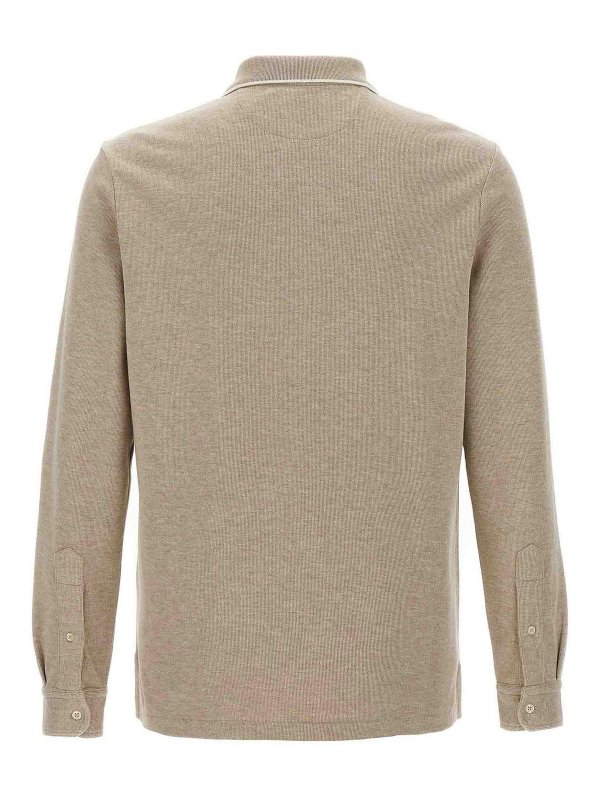 POLO RALPH LAUREN: polo shirts online - Fleece Cotton Polo Shirt