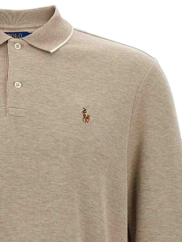 The Best Shops POLO RALPH LAUREN: polo shirts - Fleece Cotton Polo Shirt