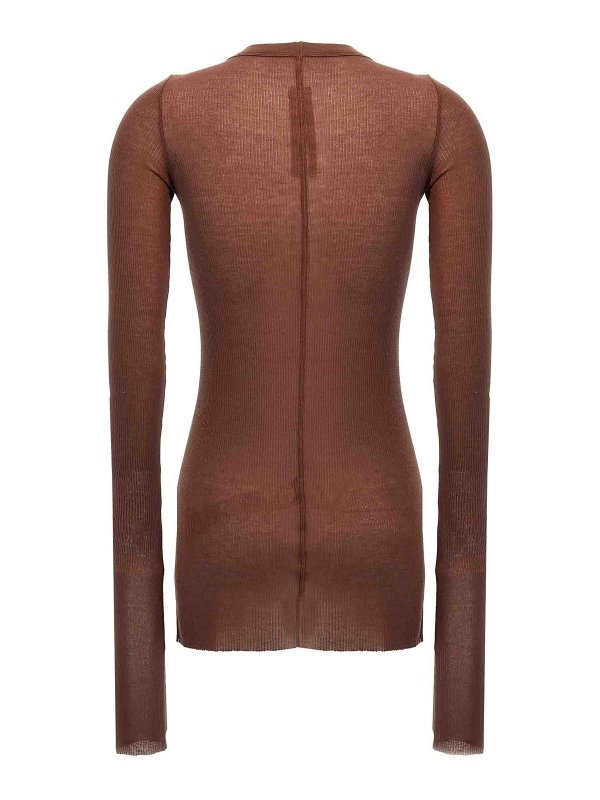 RICK OWENS: t-shirts online - Rib Ls T T-Shirt