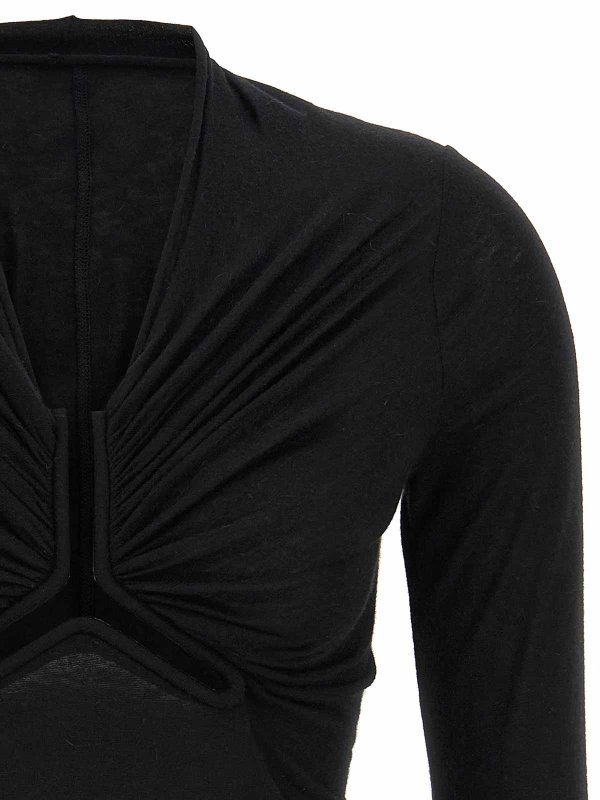 The Best Shops RICK OWENS: Tops & Tank tops - Allanah Ls T Sweater