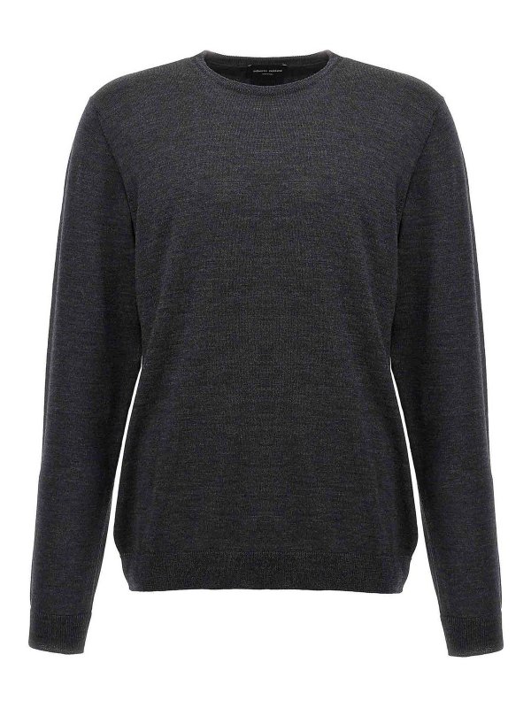 ROBERTO COLLINA: crew necks - Merino Wool Sweater
