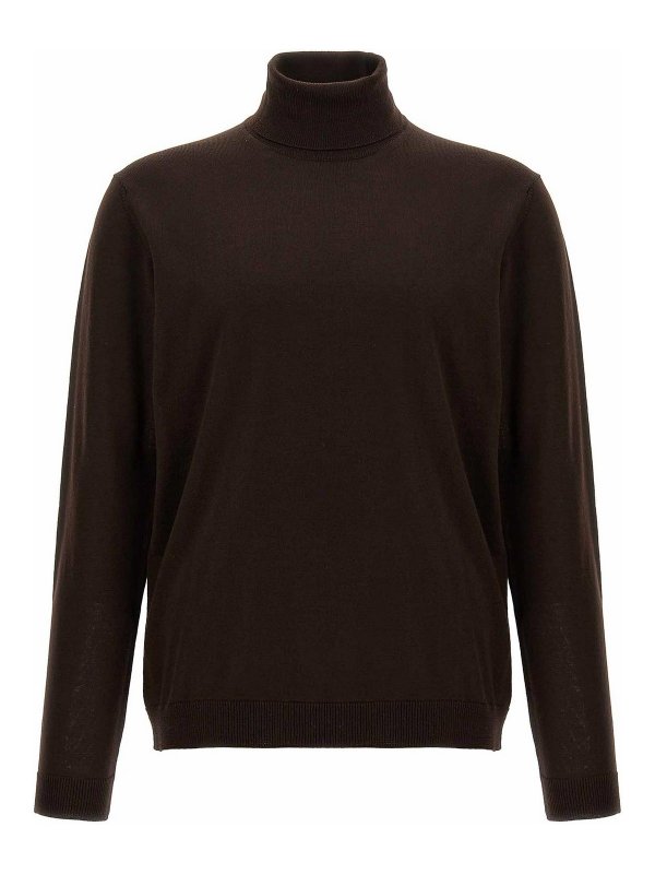 ROBERTO COLLINA: Turtlenecks & Polo necks - Wool Turtleneck Sweater