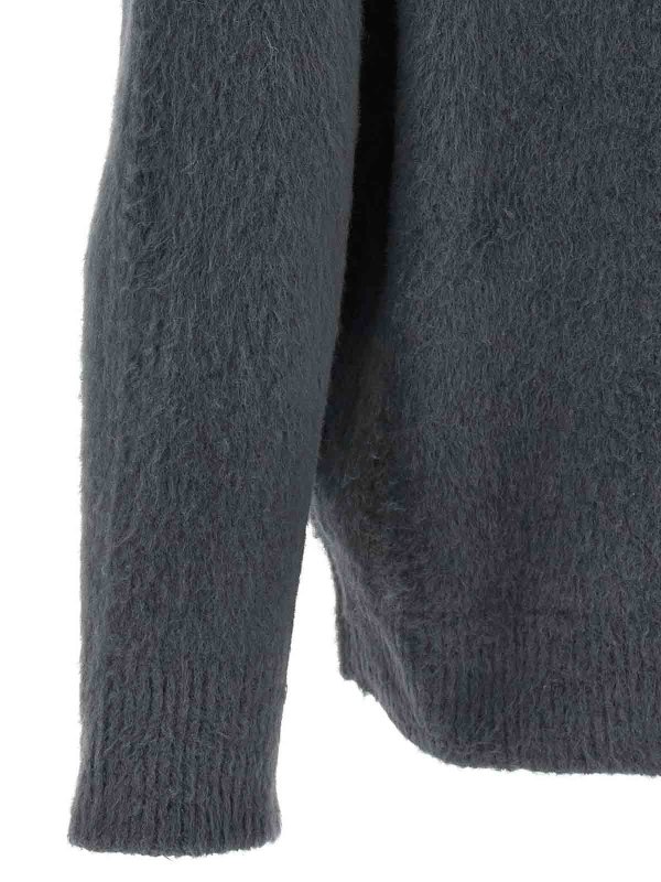 クルーネック - グレー shop online: ROBERTO COLLINA