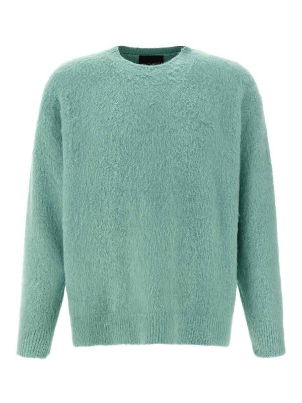 ROBERTO COLLINA: crew necks - Shearling Cotton Sweater