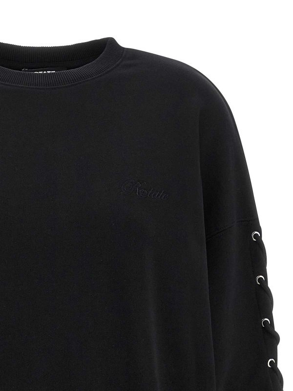 The Best Shops ROTATE Birger Christensen: Sweatshirts & Sweaters - Lacing Sweatshirt
