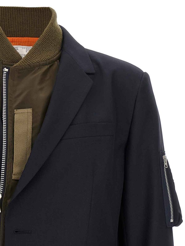 Bomber Insert Blazer shop online: Sacai