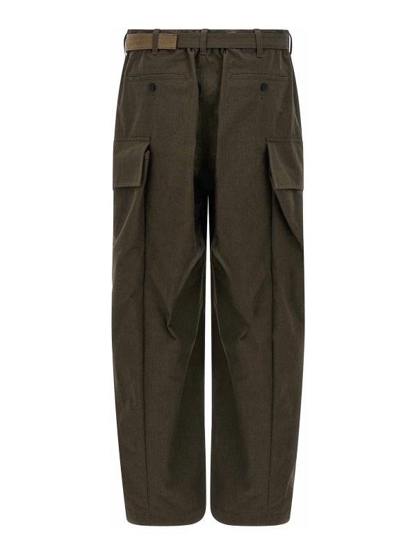 Sacai: casual trousers online - Rip Stop Pants