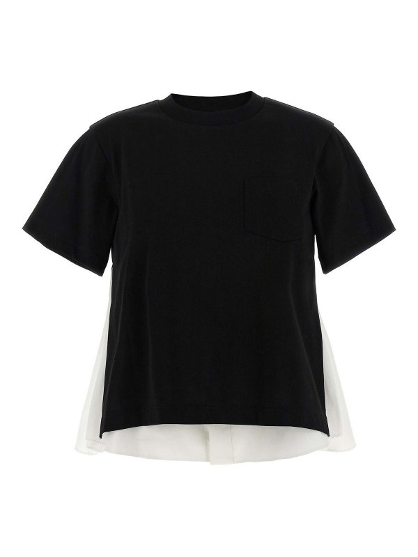 Sacai: Camisetas - Camiseta - Blanco