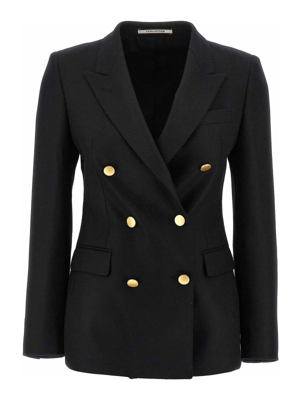 TAGLIATORE: ブレザー - ブレザー - 黒