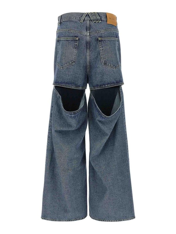 The Attico: Jeans évasés online - Jean Bootcut - Bleu Clair