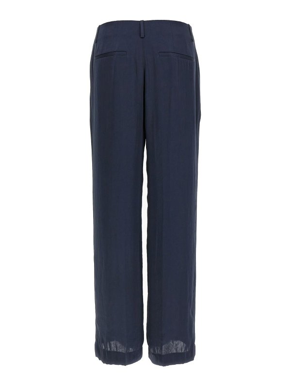 Theory: casual trousers online - Silk Effect Trousers