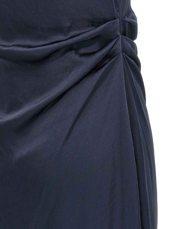 膝丈ドレス - ブルー shop online: Theory