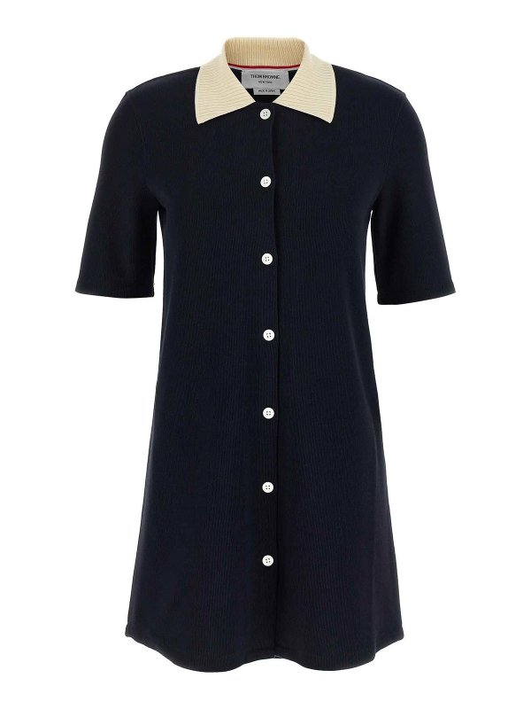 THOM BROWNE: knee length dresses - Polo Dress
