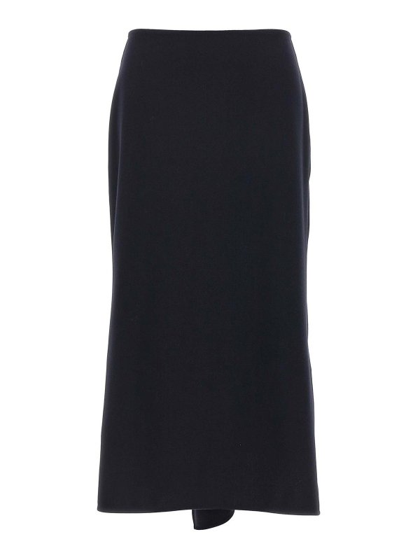 VICTORIA BECKHAM: Knee length skirts & Midi - Kick Detail Skirt