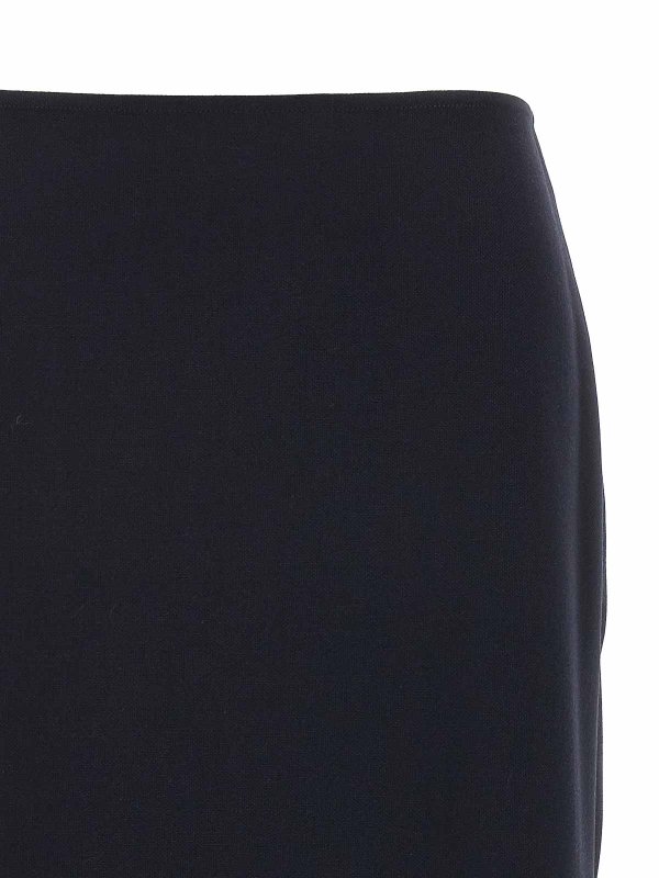 The Best Shops VICTORIA BECKHAM: Knee length skirts & Midi - Kick Detail Skirt