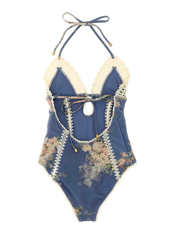 ZIMMERMANN: Maillots une pièce  online - Maillot De Bain - Bleu Clair