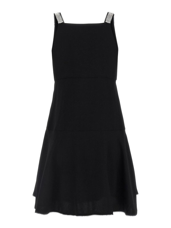 GIOVANNI BEDIN: knee length dresses online - Studded Ribbon Dress