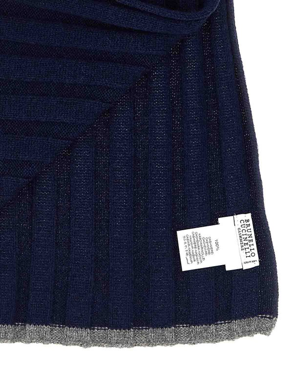 The Best Shops BRUNELLO CUCINELLI: scarves - Ribbed Cashmere Scarf