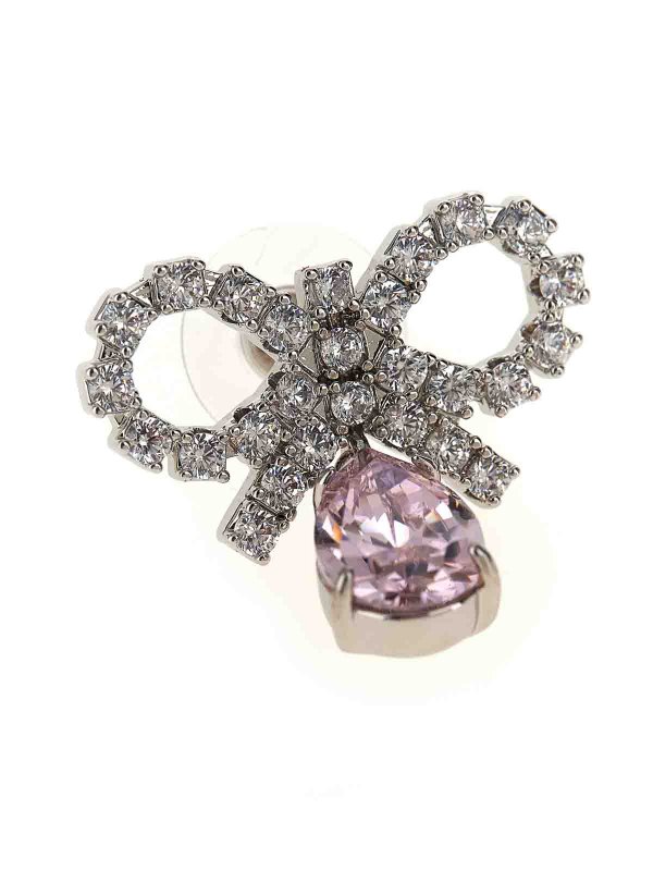 The Best Shops Self Portrait: Pendientes - Pendientes - Color Carne Y Neutral