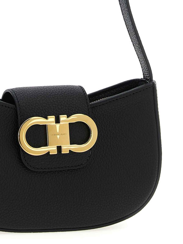 The Best Shops FERRAGAMO: ショルダーバッグ - ショルダーバッグ - 黒