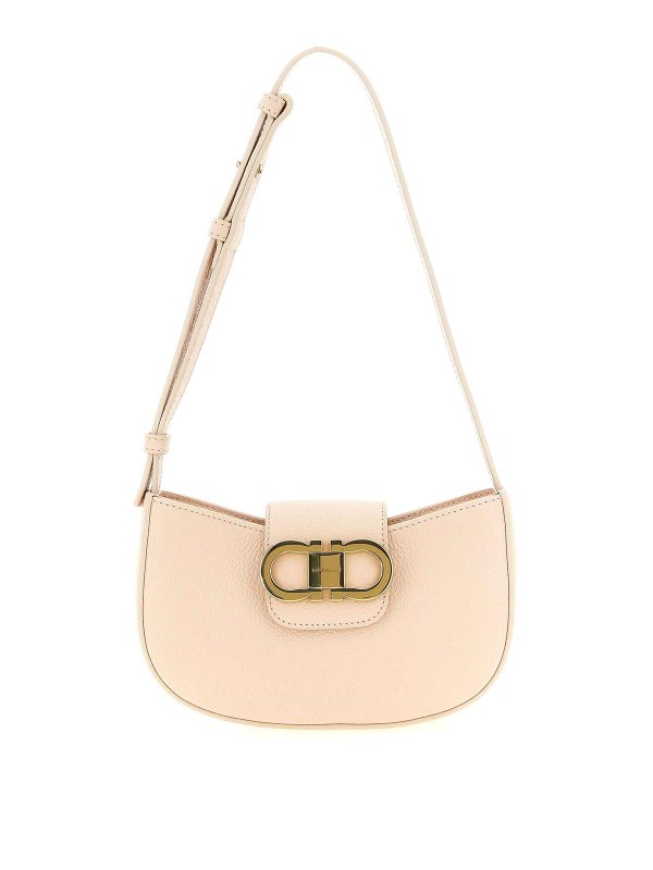 FERRAGAMO: Schultertaschen - Schultertasche - Nude