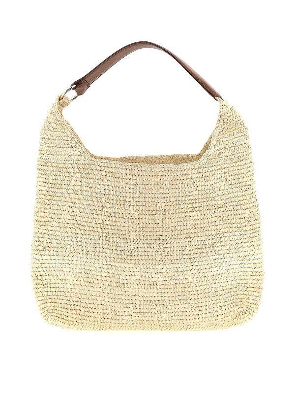 MAISON MICHEL: ショルダーバッグ - ショルダーバッグ - ブラウン