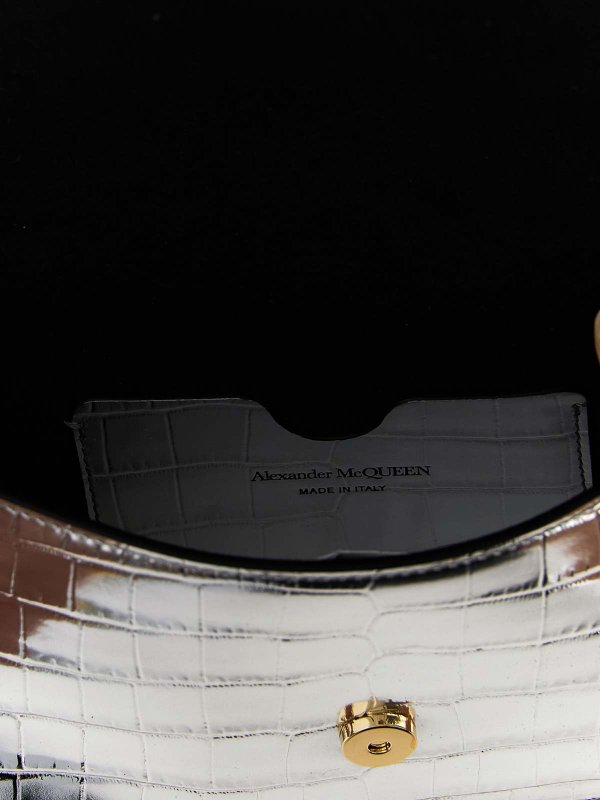 Bolsa Bandolera - Plata shop online: ALEXANDER MCQUEEN