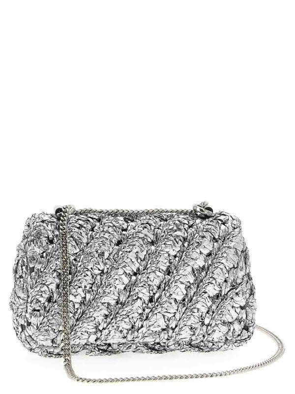 TORY BURCH: Sacs portés épaule  online - Sac Porté Épaule - Argent