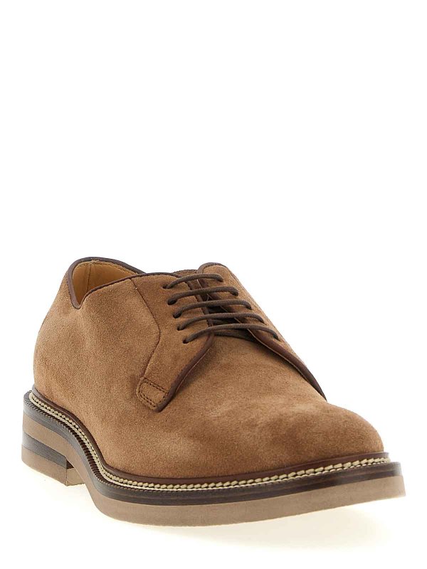 BRUNELLO CUCINELLI: classic shoes online - Suede Derby