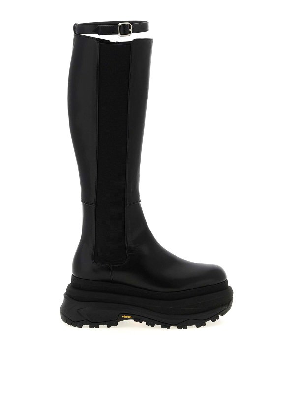 Sacai: Bottes - Bottes - Noir