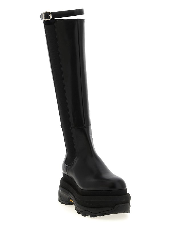 Sacai: Bottes online - Bottes - Noir